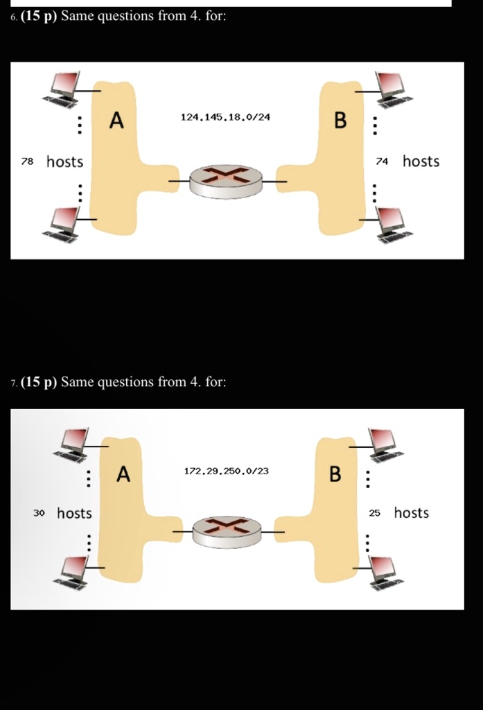 VIDEO solution: (15 p) Consider the router and the three attached ...