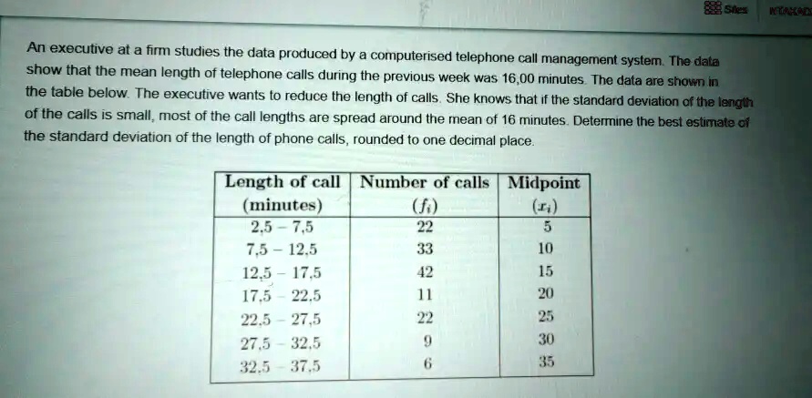 Calls Many units An executive at a firm studies the data produced by a ...
