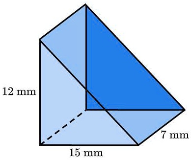 VIDEO solution: 1. What is the volume of the triangular prism? A. 34 ...