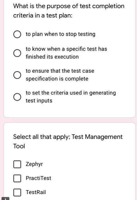 solved-what-is-the-purpose-of-test-completion-criteria-in-a-test-plan