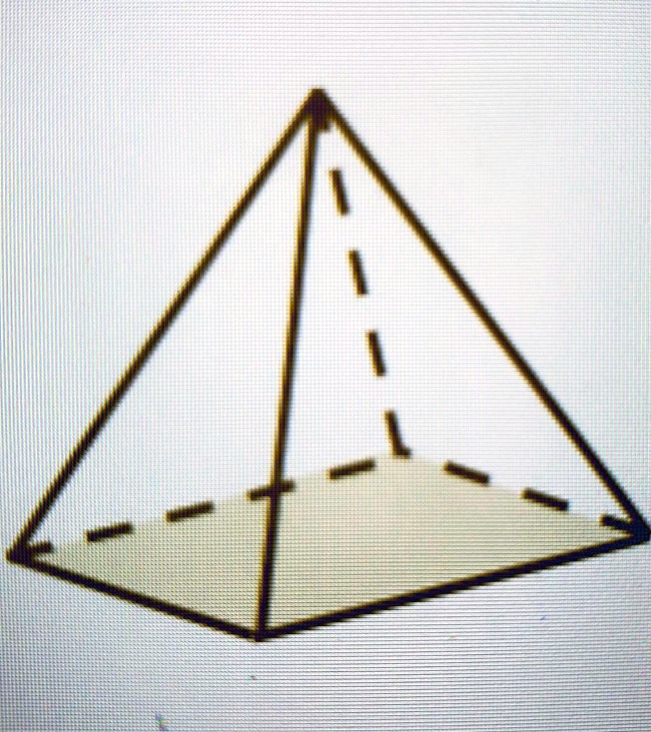 Solved Will Try To Give Brainliest To Whoever Answers Correctly What Is The Shape Of The Cross Section Of The Figure That Is Perpendicular To The Rectangular Base But Does Not Pass Through