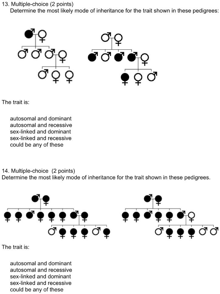 SOLVED: 13. Multiple-choice 2 points: Determine the most likely mode of ...