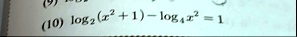 10 log2x2 1 log4x21 65886