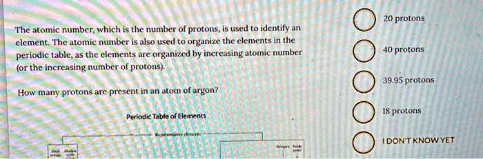 the number of protons in the element with atomic number 23