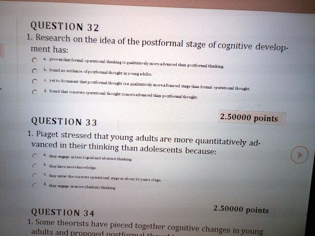 SOLVED Psychology 2 Causes of the Same Writing QUESTION 32 1