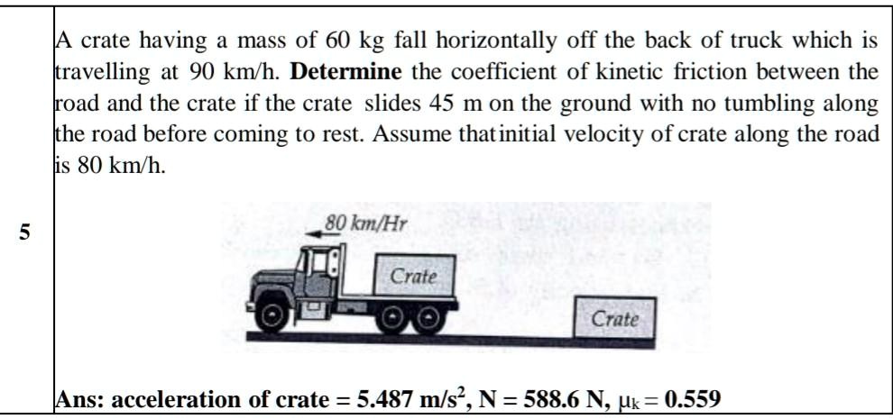 SOLVED: COMPLETE SOLUTION WITH FBD AND DIAGRAMS A crate having a mass ...