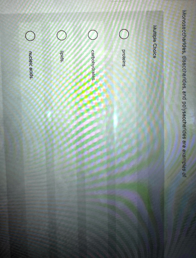 Monosaccharides Disaccharides And Polysaccharides Are Examples Of