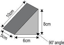 Triangular Wedge Formula SOLVED: A triangular wedge is placed as shown on a flat surface. One of ...