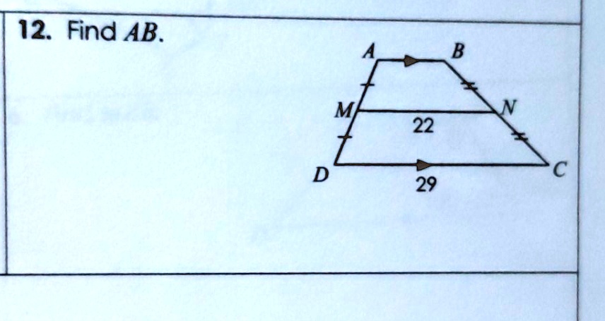 12. Find AB.