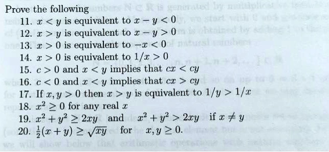 Solved Prove The Following 11 X Y Is Equivalent To 1 Y 0 12 I Y Is Equivalent To 1 Y 0 13 I 0 Is