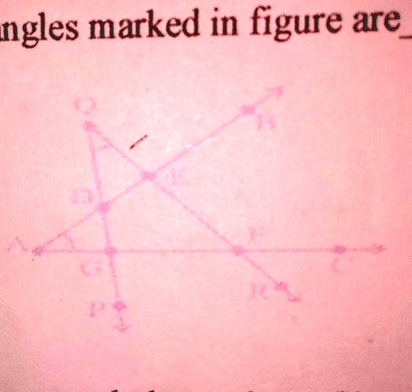 SOLVED 'the number of common points in the two angles Marked in figure are'