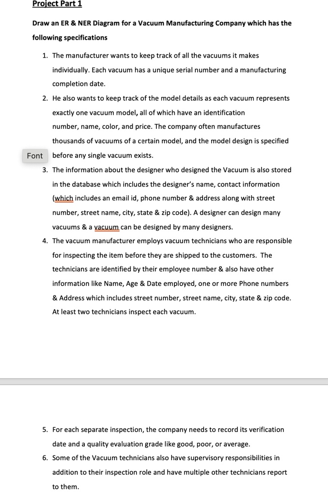 SOLVED Please draw the ER diagram clearly and then the NER diagram for