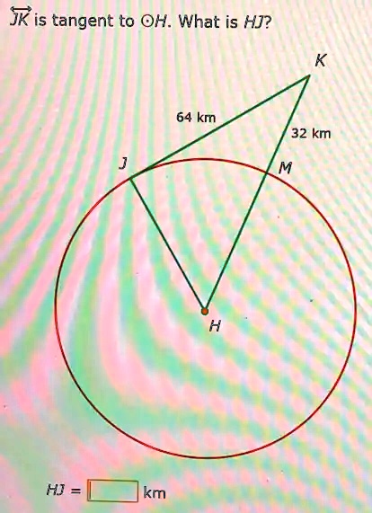 JK is tangent to ⊙H. What is HJ?