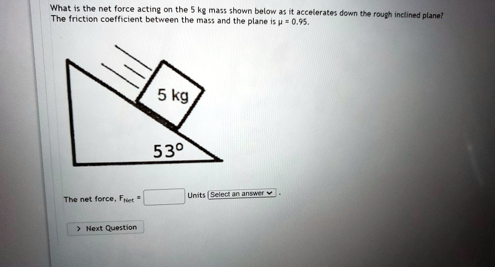 solved-what-is-the-net-force-acting-o-the-5-kg-mass-shown-below-a5-it