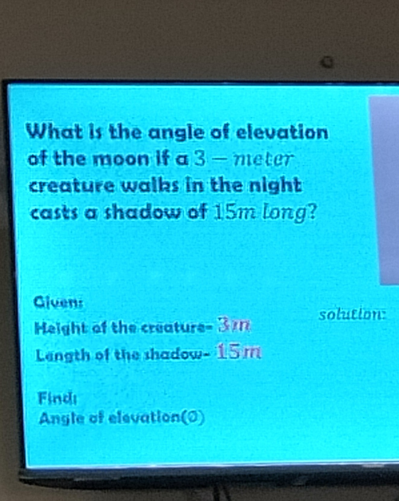 solved-what-is-the-angle-of-elevation-of-the-moon-if-a-3-meter