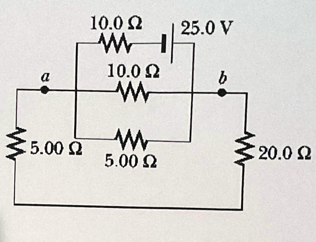 SOLVED: Consider The Circuit Shown In The Figure. Find (a) The Current ...