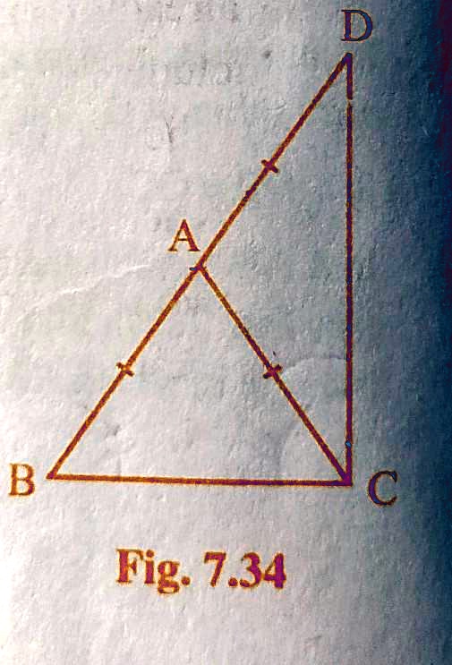Irregular Triangle Abc Fig. 7.34