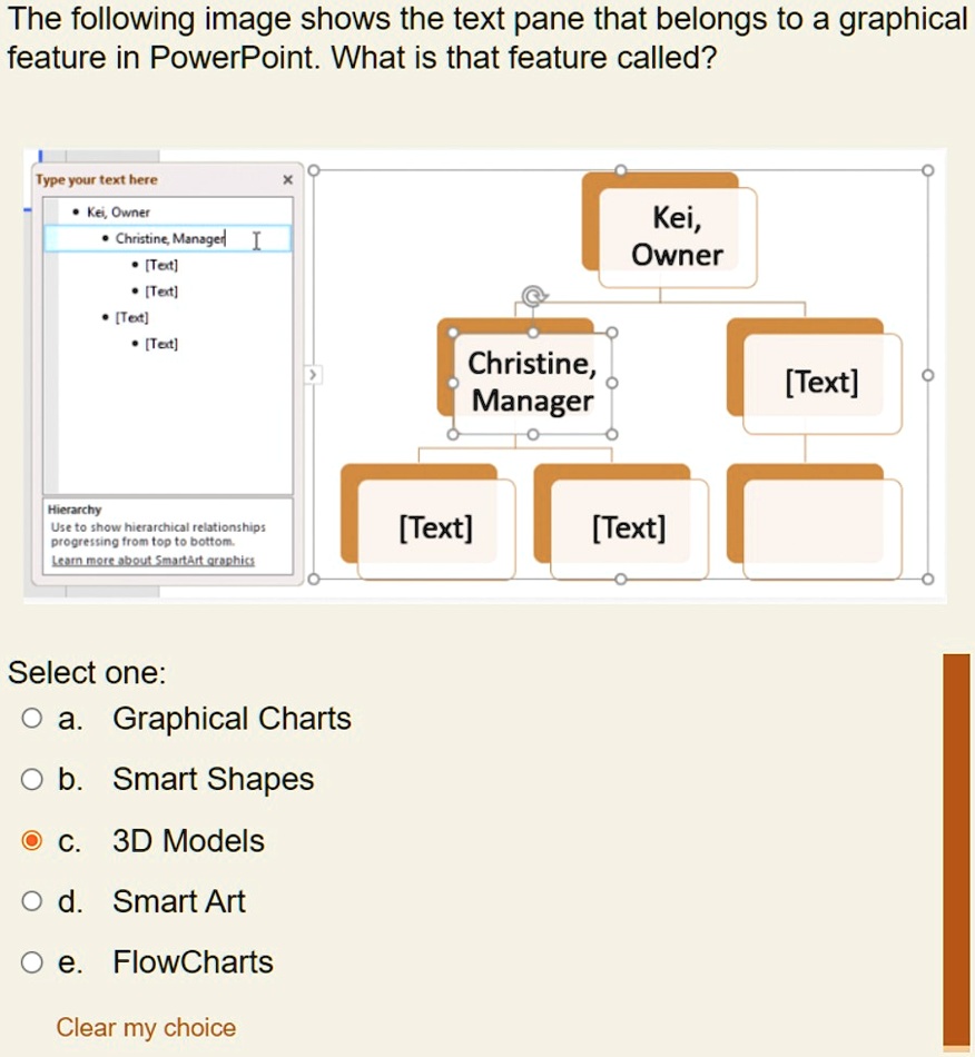 SOLVED: The following image shows the text pane that belongs to a ...