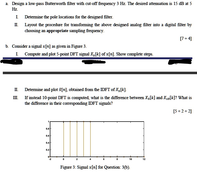 SOLVED Design a lowpass Butterworth filter with a cutoff frequency of