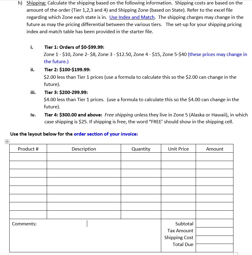 How to calculate shipping fees based on order quantity