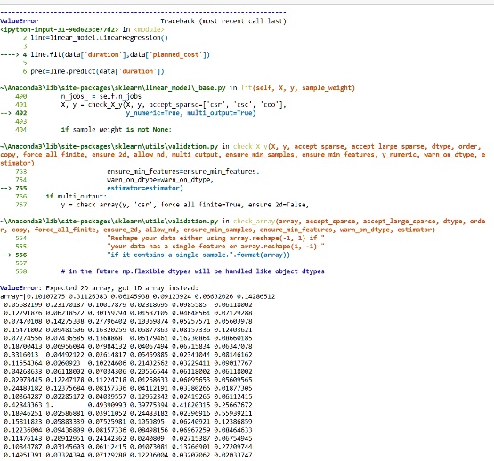 SOLVED: I am trying to run this prediction model in Python, but I ...