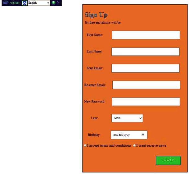 SOLVED: **Make this type of form by using full HTML and CSS programming ...