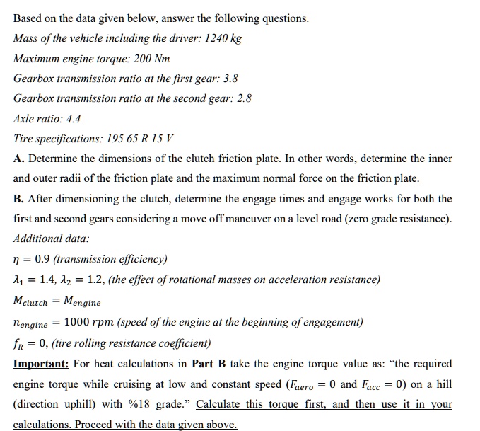 SOLVED Based on the data given below, answer the following questions