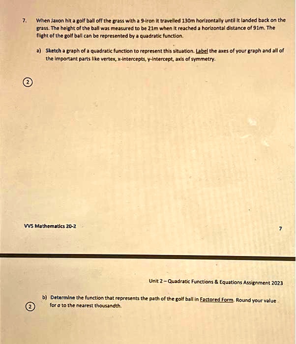 SOLVED Texts grass. The height of the ball was measured to be 21m