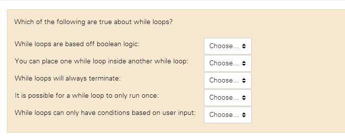 True or False quesions for Python: Which of the following are true ...