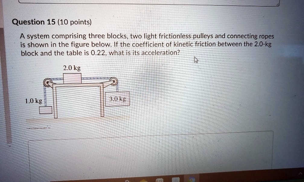 SOLVED Question 15 (10 points) A system comprising three blocks, two