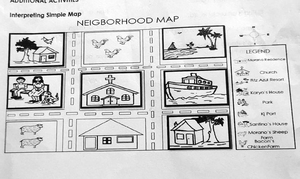simple neighborhood map