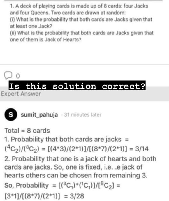 SOLVEDA deck of playing cards Is made Up of 8 cards four Jacks and