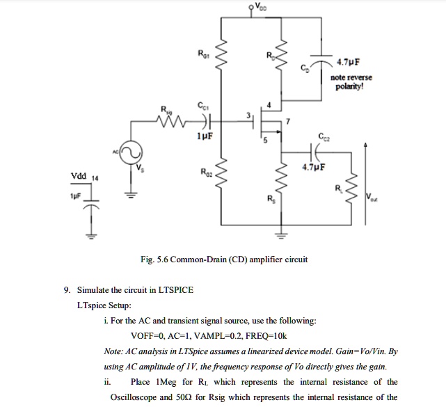 SOLVED Please construct this circuit on Tinkercad. Transistor is NMOS
