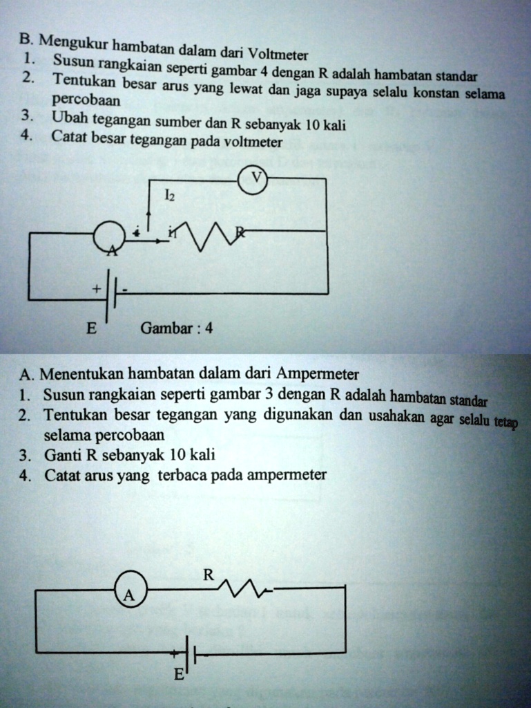 SOLVED: Rangkaian Mana Yang Lebih Baik Untuk Mengukur Hambatan ...