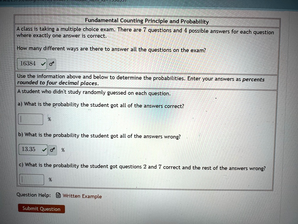 Solved help a and c please fundamental counting principle and