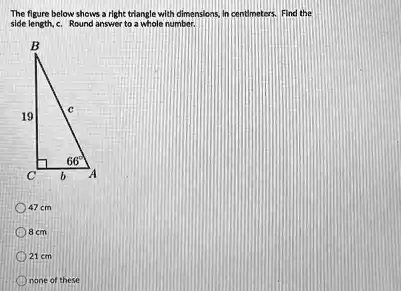 TRIANGLE D'UNE DIMENSION DE 19 CM