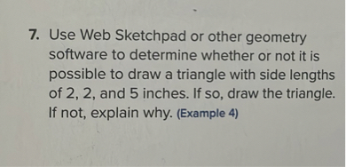 SOLVED: 7. Use Web Sketchpad or other geometry software to determine ...