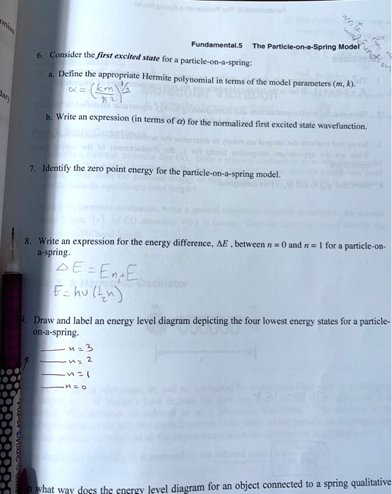 SOLVEDFundamental 5 ParticleonJ Spring Model Consider the first