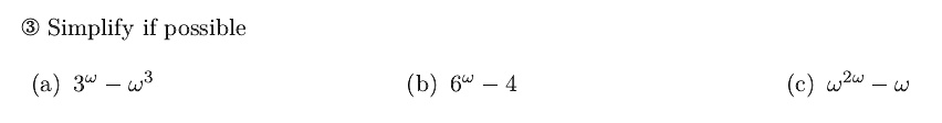 simplify if possible 3w 4 b 6w wzw 42286