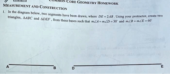 common core geometry homework