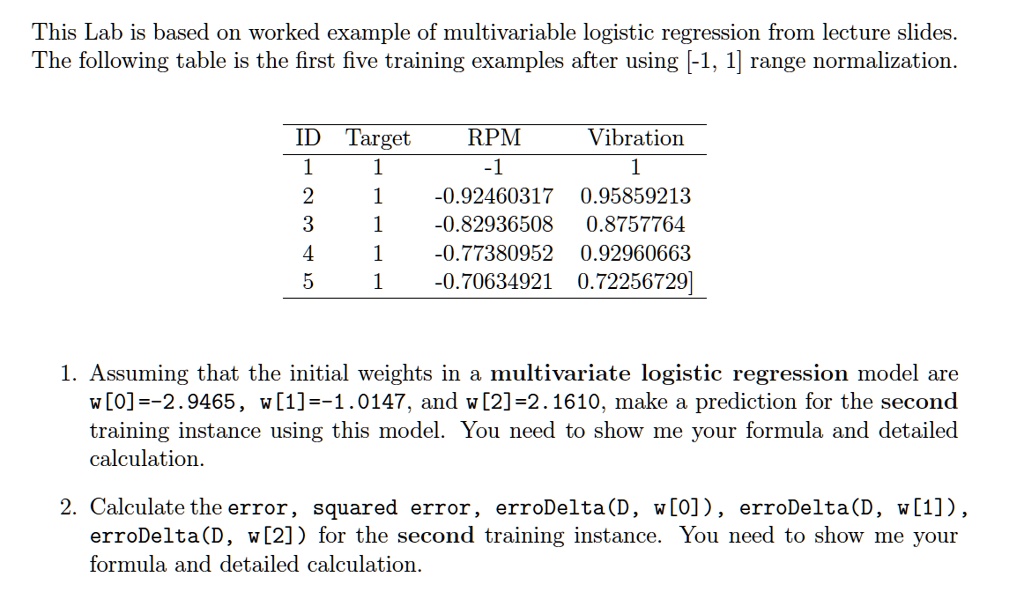 SOLVED: This Lab is based on a worked example of multivariable logistic ...