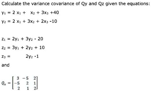 Constance Variance Covariance Variance 2