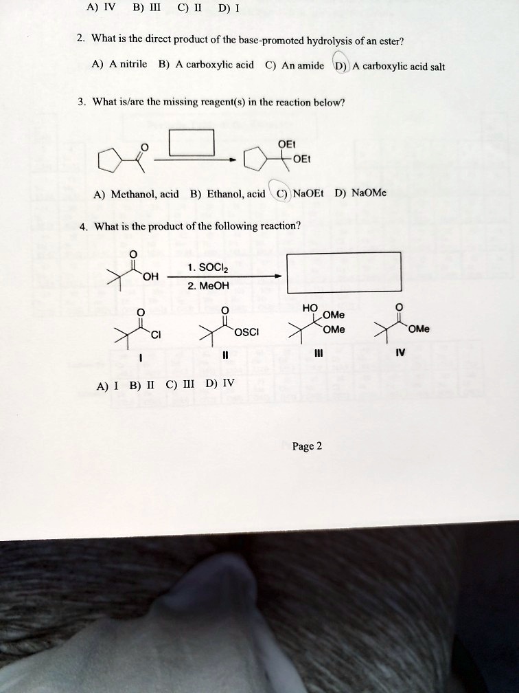 Solved Texts A Iv B Mii C Ii D I What Is The Direct Product Of The Base Promoted