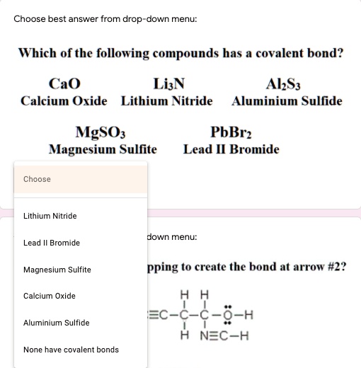 SOLVED Choose the best answer from the dropdown menu Which of the