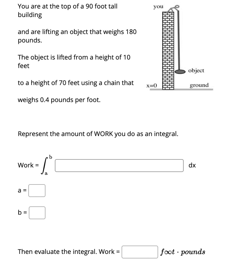 SOLVED: You are at the top of a 90 foot tall building you and are ...