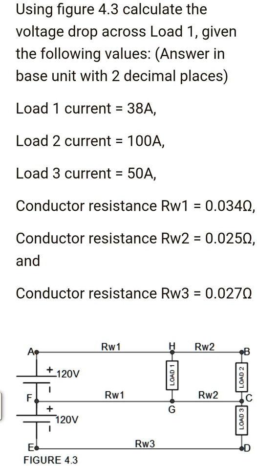 SOLVED: solve this using the 3 wire distribution system Using figure 4. ...