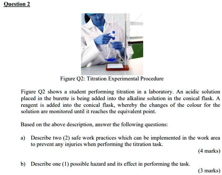 SOLVED Ouestion2 Figure Q2Titration Experimental Procedure Figure Q2