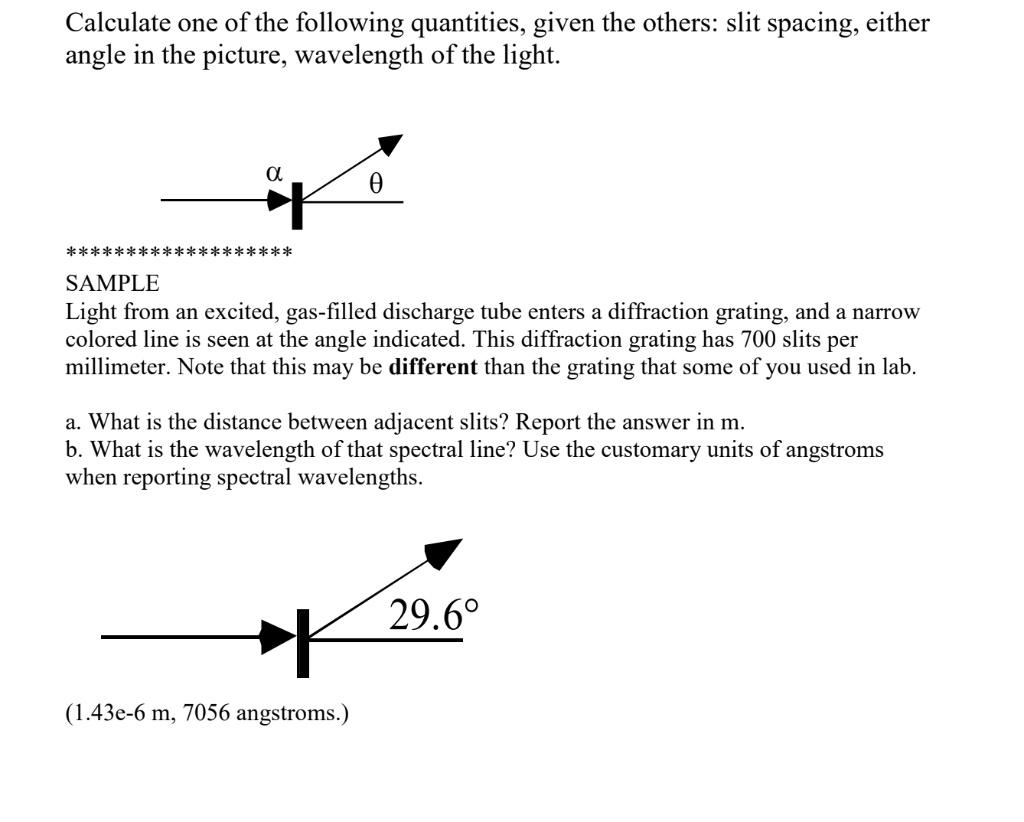 SOLVED Light from an excited, gasfilled discharge tube enters a