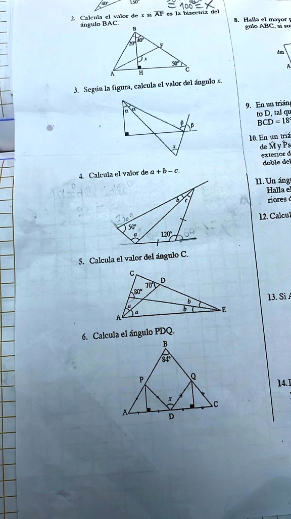code classasciimathcalcula el valor de x si bar af es la bisectriz del ...