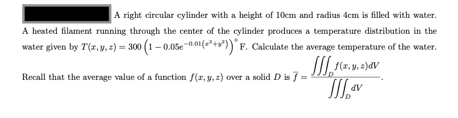 a right circular cylinder with a height of iocm and radius 4cm is ...